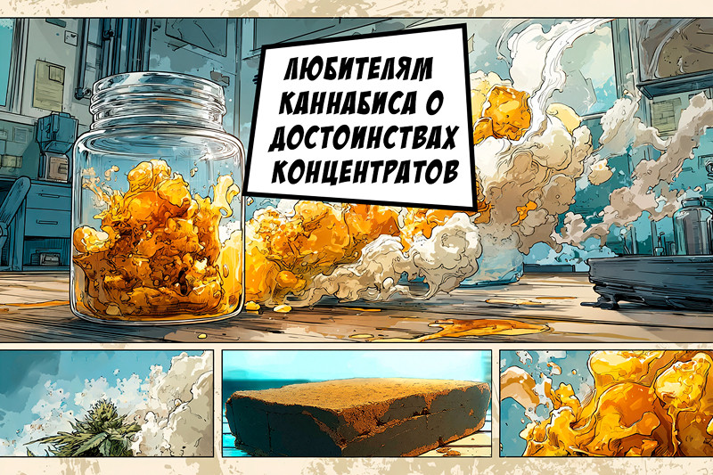 Концентраты из марихуаны