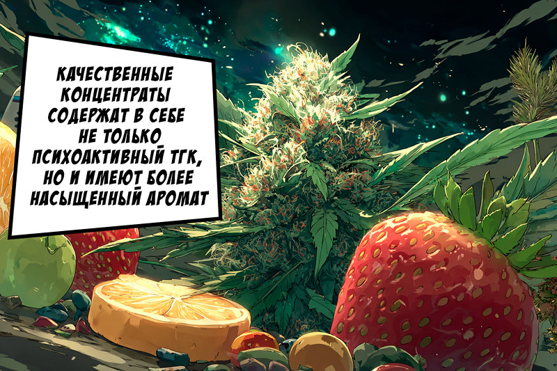 Аромат концентратов конопли